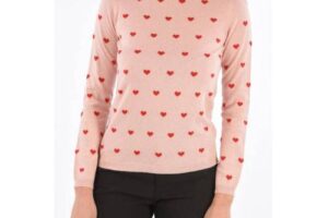 Bild von Red Valentino Heart Embroidered Crewneck Sweater