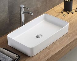 Bild von Rectangular Countertop Basin 605mm – Lincoln