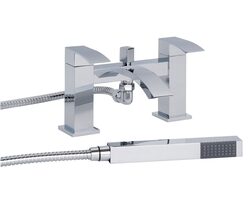 Bild von Chrome Bath Shower Mixer Tap – Wave