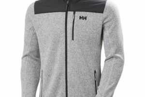 Bild von Helly Hansen Men’s Varde Knitted Textured Fleece Jacket Grey