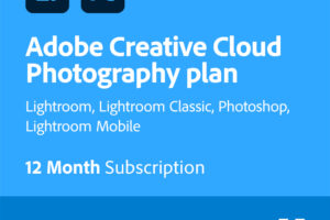 Bild von Adobe Photography Plan Creative Cloud (Photoshop CC + Lightroom CC) 1 User 1Year 20GB cloudstorage