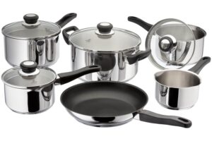 Bild von Judge Vista Draining Saucepan Cookware Set –  6 Piece