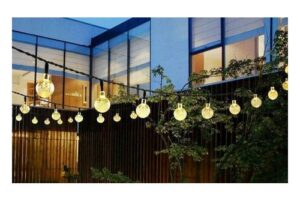 Bild von Solar LED Crystal Bulb Lights String: One