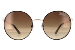 Bild von Guess Sunglasses GU7697-S 05G Black Gold Brown Mirror