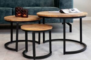 Bild von Furnwise Industrial Coffee table Oxford (set of 3)