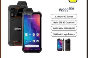 Bild von UNIWA W999 Rugged Waterproof Walkie Talkie Helio G99 8GB+128GB 6.3Inch FHD 5000mAh Smartphones Andriod 11 Mobile Phone NFC ATEX