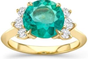 Bild von Dinny Hall Krista Emerald & Diamond Ring