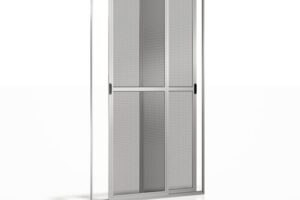 Bild von NoFlyStore GOLD.05 sliding fly screen for doors and French doors with horizontal panels