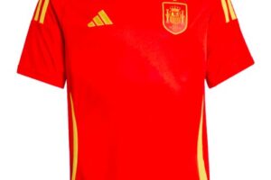 Bild von adidas 2024-2025 Spain Home Shirt (Kids) – Red – male – Size: 9/10 Years – 28-30″ – 76cm