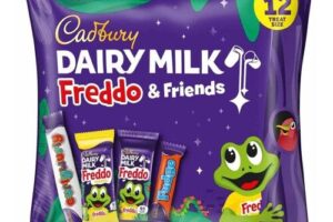 Bild von Cadbury Dairy Milk Freddo & Friends Treatsize Bag 191g (Box of 16)