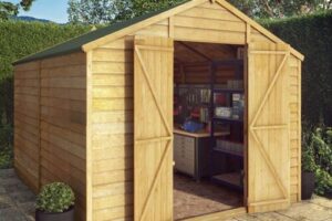 Bild von 10 x 8 Mercia Windowless Overlap Shed