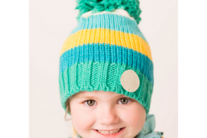 Bild von Outlet Blade & Rose Green and Mustard Bobble Hat Green/Blue/Mustard