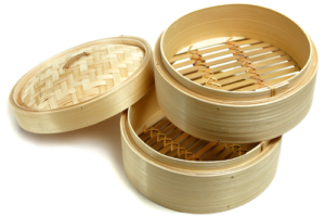 Bild von Ken Hom Woks Two Tier Bamboo Steamer