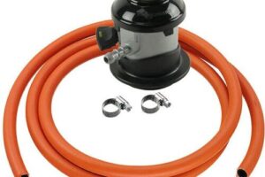 Bild von Calor 35mm Jumbo Butane Clip-On Gas Regulator, 2m Hose & Clips Kit