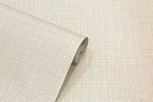 Bild von Mera Oatmeal Textured Weave Wallpaper