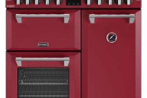 Bild von Stoves RCHDXD900DFCRE 90cm Dual Fuel Range Cooker -Chilli Red