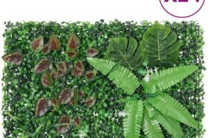 Bild von  vidaXL Artificial Plant Fence 24 pcs Green 40×60 cm