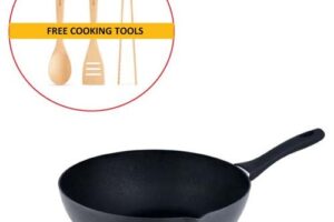Produktbild von Ken Hom Woks Excellence Pressed Aluminium Non-Stick Wok 30cm