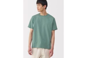 Bild von Muji Men’s Cotton Short Sleeve Crew Neck T‐shirt Mocha Brown XS   Mocha Brown