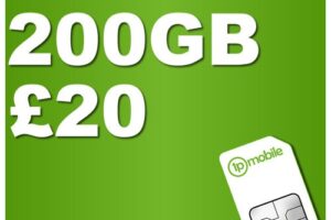 Bild von 1pMobile 200GB prepay/PAYG SIM