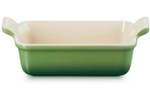 Bild von Le Creuset Stoneware Heritage 19cm Rectangular Deep Dish – Bamboo Green