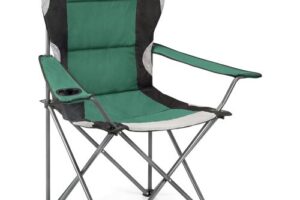 Bild von Leisure Kestrel High Back Padded Camping Chair – 120kg (19 Stone) Green