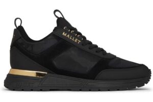 Bild von Mallet Footwear MALLET Diver Lite Triple Black Gold Camo Trainers Black UK 12