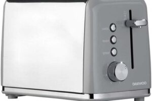 Bild von Daewoo Grey Kensington 2 Slice Toaster