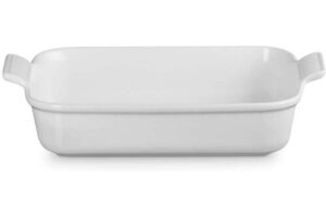 Bild von Le Creuset Stoneware Heritage 32cm Rectangular Deep Dish – White