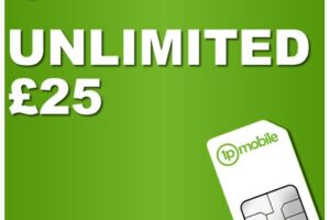 Bild von 1pMobile Unlimited prepay/PAYG SIM