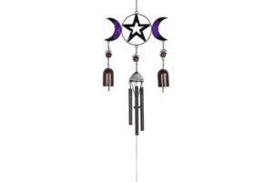 Bild von That Home Shop Triple Moon Windchime with Bells  One Size