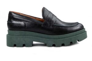 Bild von Esska Women’s Emily Black Metallic Chunky Loafers – 37 (UK4)