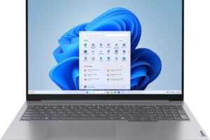 Bild von Lenovo ThinkBook 16 Ryzen 5, 8GB RAM, 256GB SSD Laptop – Portable Powerhouse for Enhanced Productivity & Security