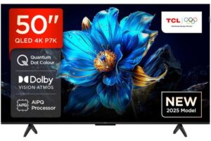 Bild von TCL 50P7K UK 50 4K HDR UHD Smart QLED Direct LED TV Dolby Vision Dolby