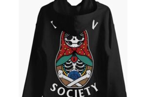 Bild von Broken Society Russian Doll Hoodie (Unisex) Black S
