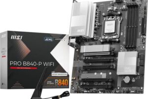 Bild von MSI PRO B840-P WIFI ATX DDR5 AMD Socket AM5 Motherboard – Ultra-fast Wi-Fi 7 & Advanced Cooling